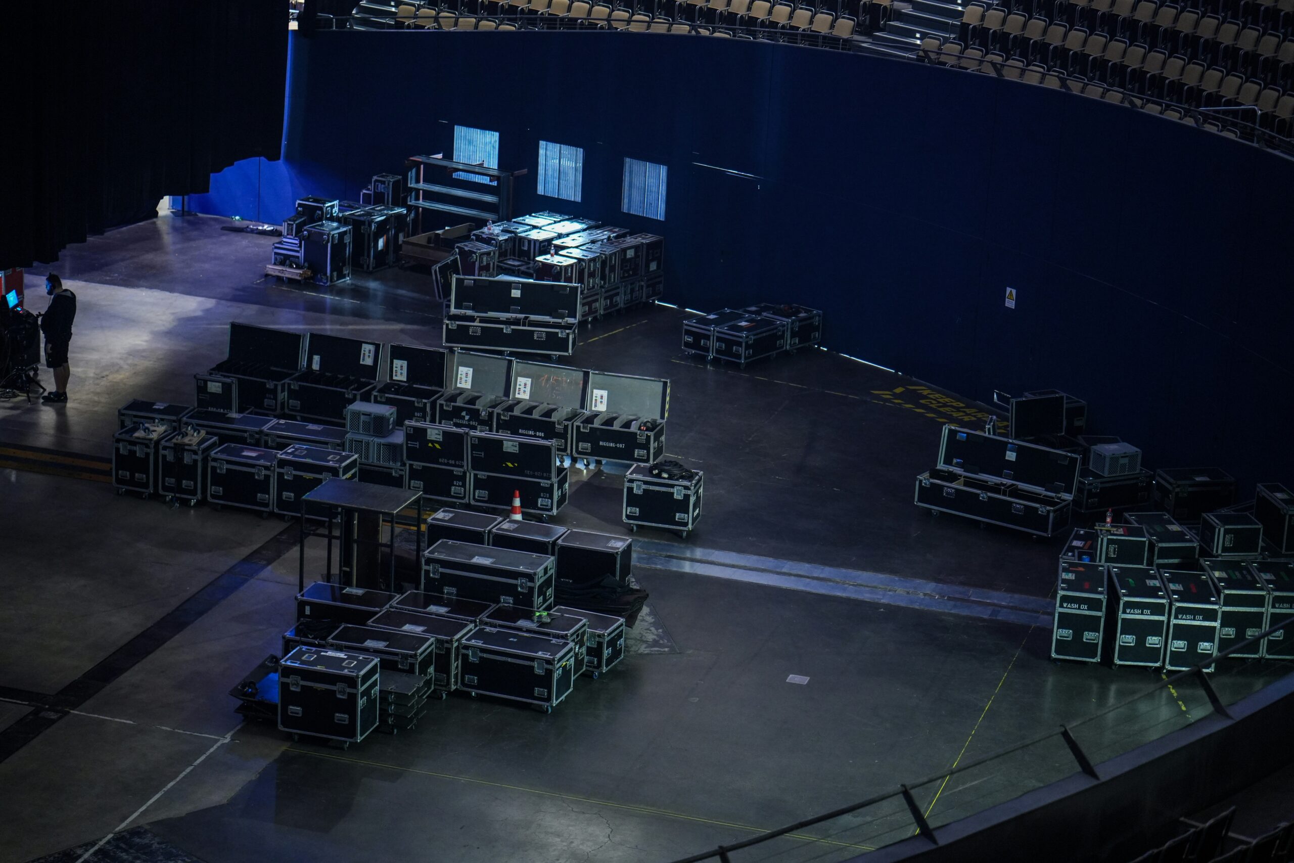 gaming event setup