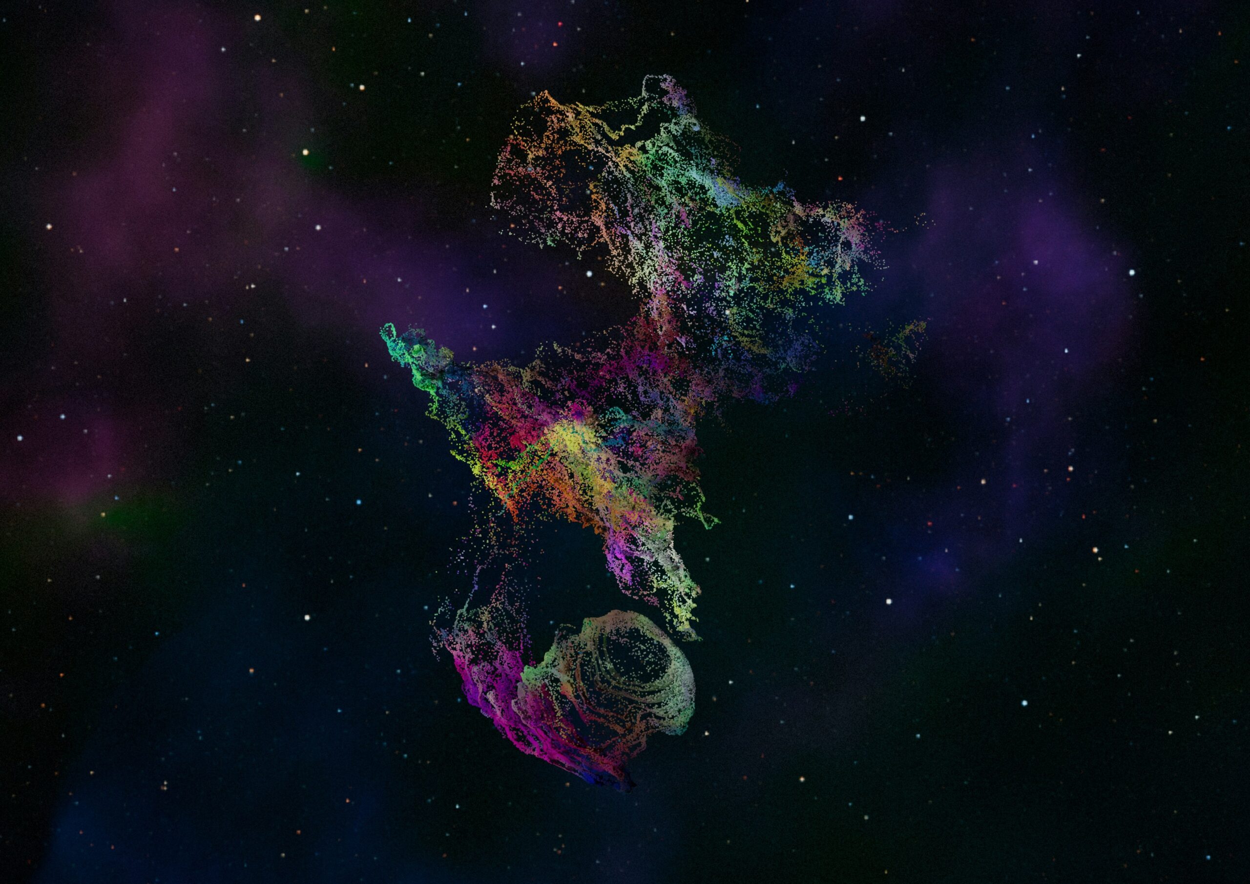 Screenshot of successful Roblox Spacebound Odyssey event highlighting vibrant colors