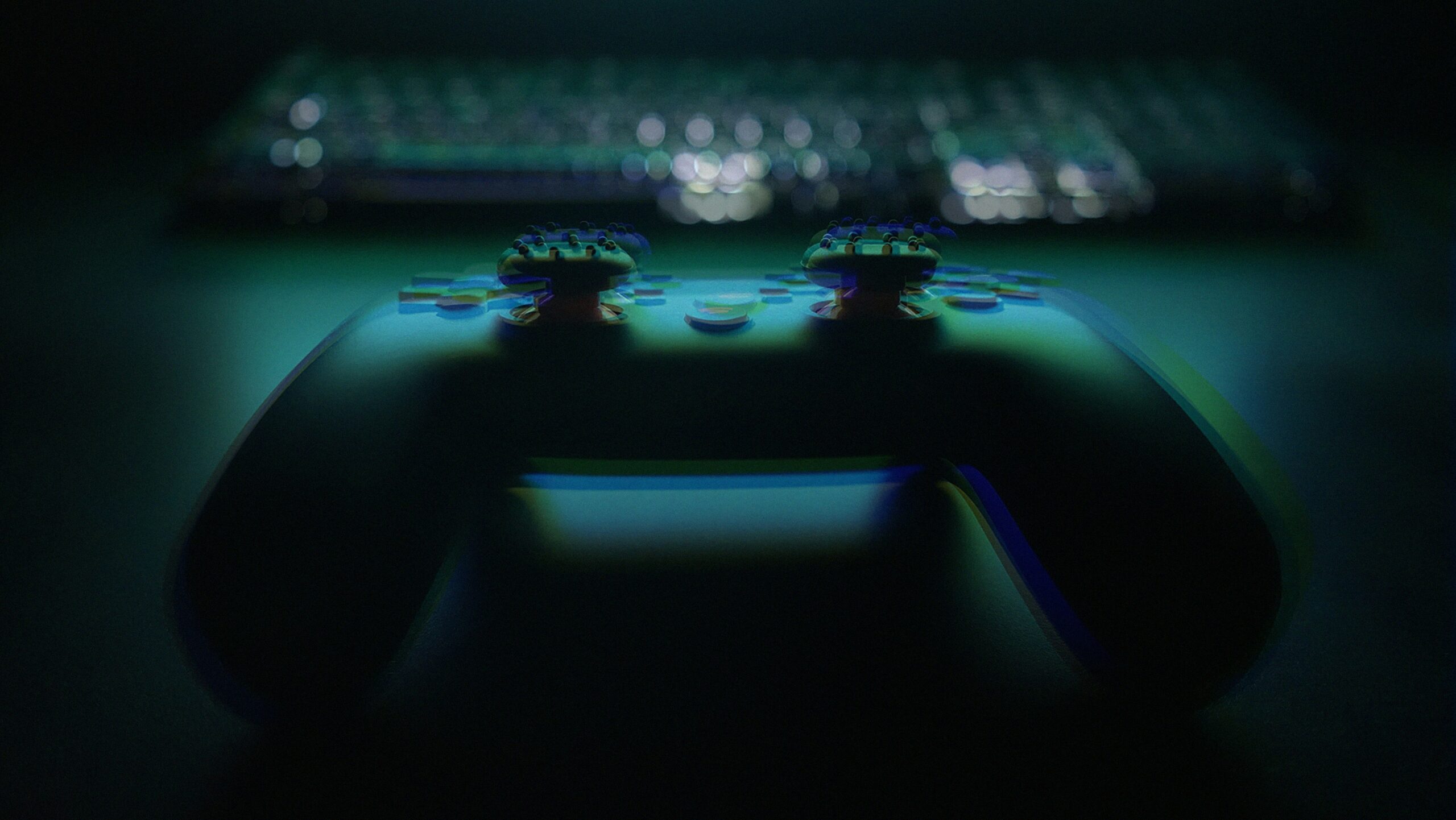 Google Stadia Controller Double Exposure Blur