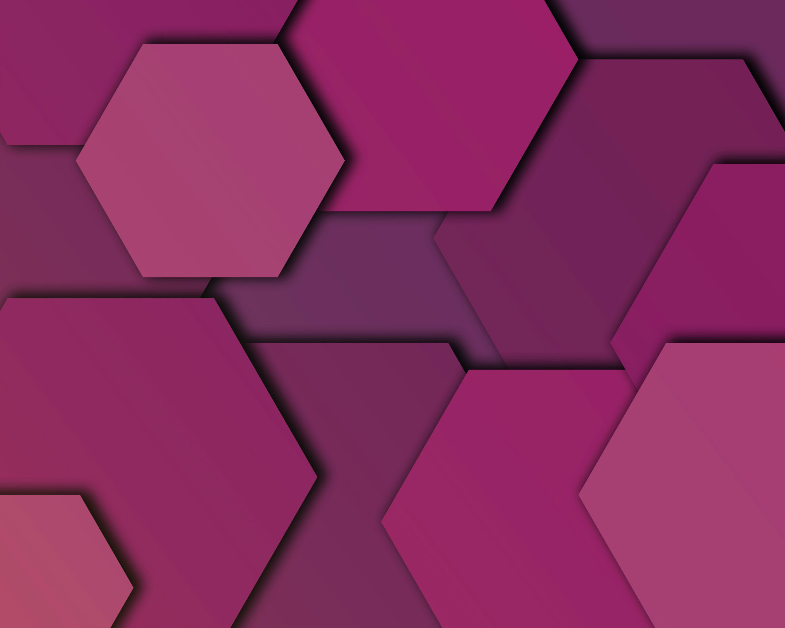 a purple and red background with hexagonal shapes